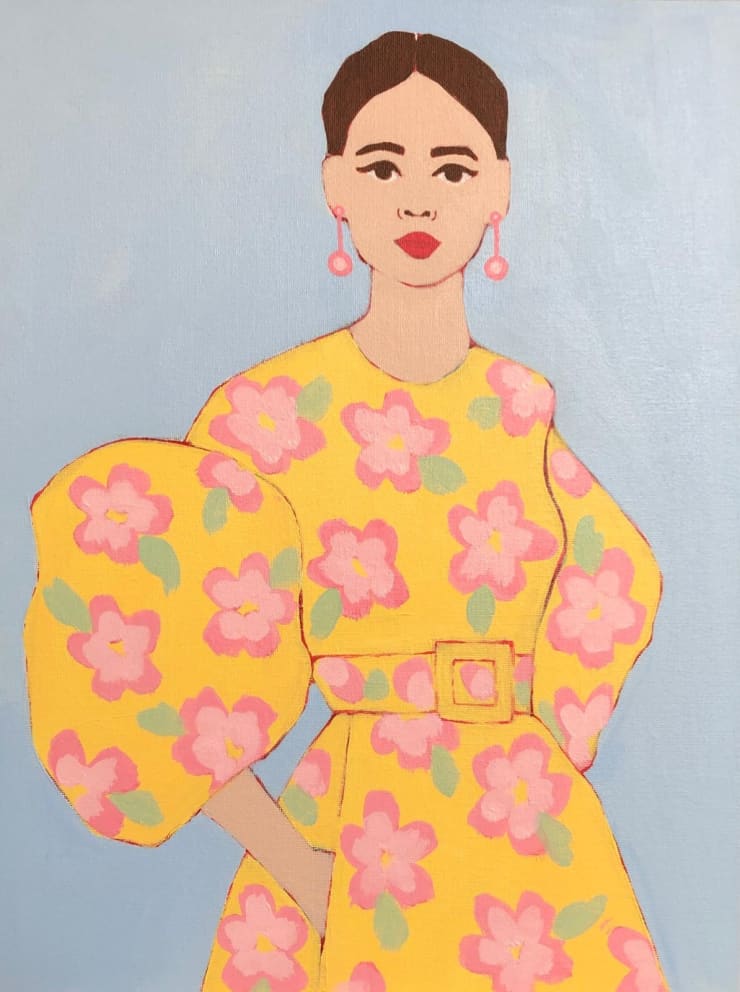 Susie Stone, Pansy Print, 2020