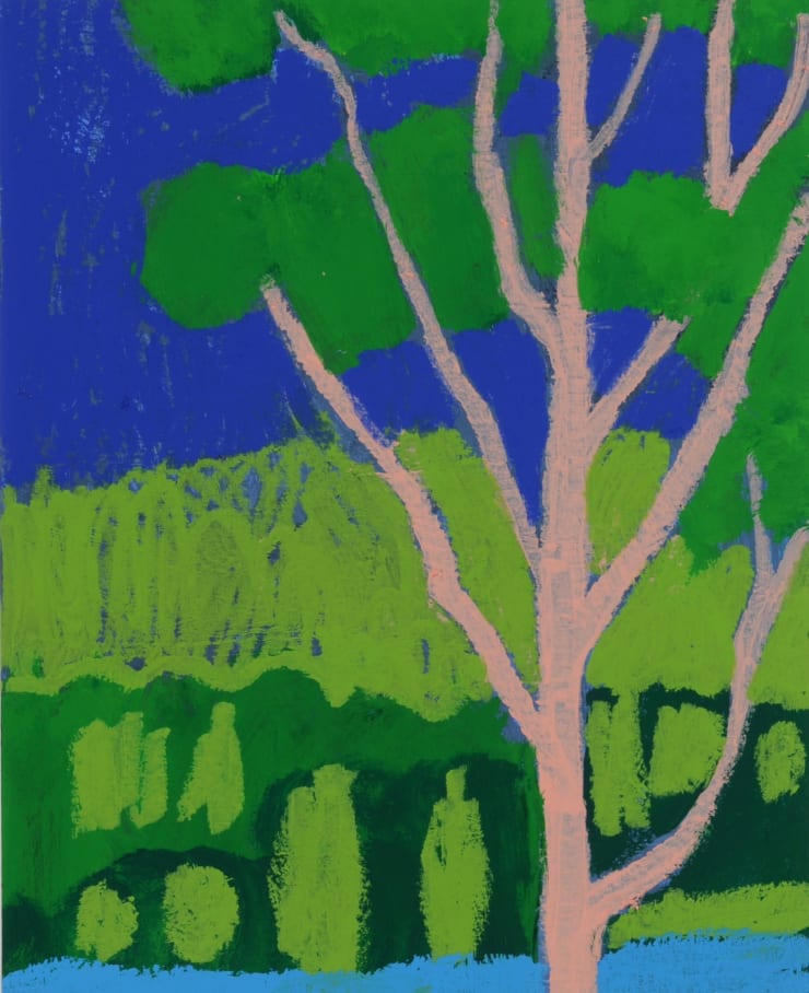 Nigel Swift, Pink Gum Trees, 2024