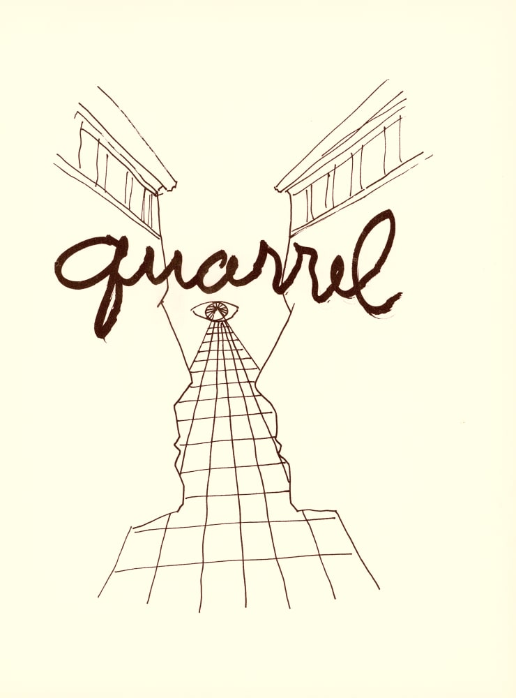 Man Ray, Q - Quarrel, 1948