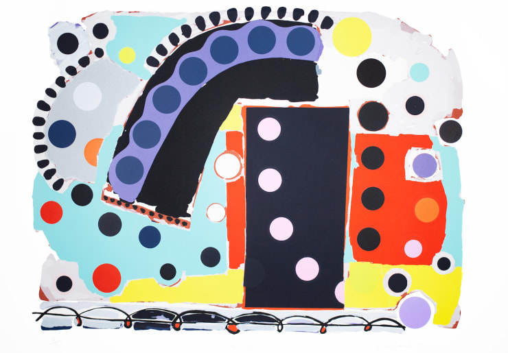 Christmas Secret Bid Auction 2025 LOT 74: Harvey Daniels - Pink Dots, 1988 SOLD