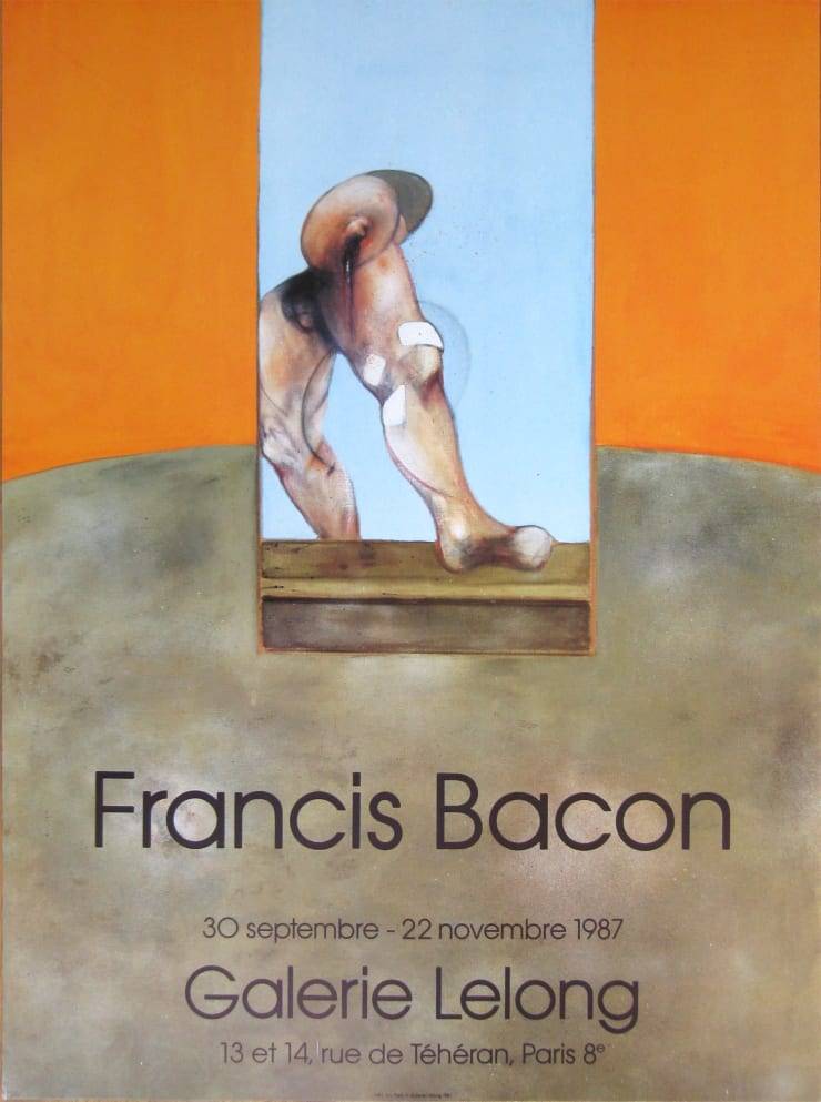 Francis Bacon, Galerie Lelong Exhibition Poster, 1987
