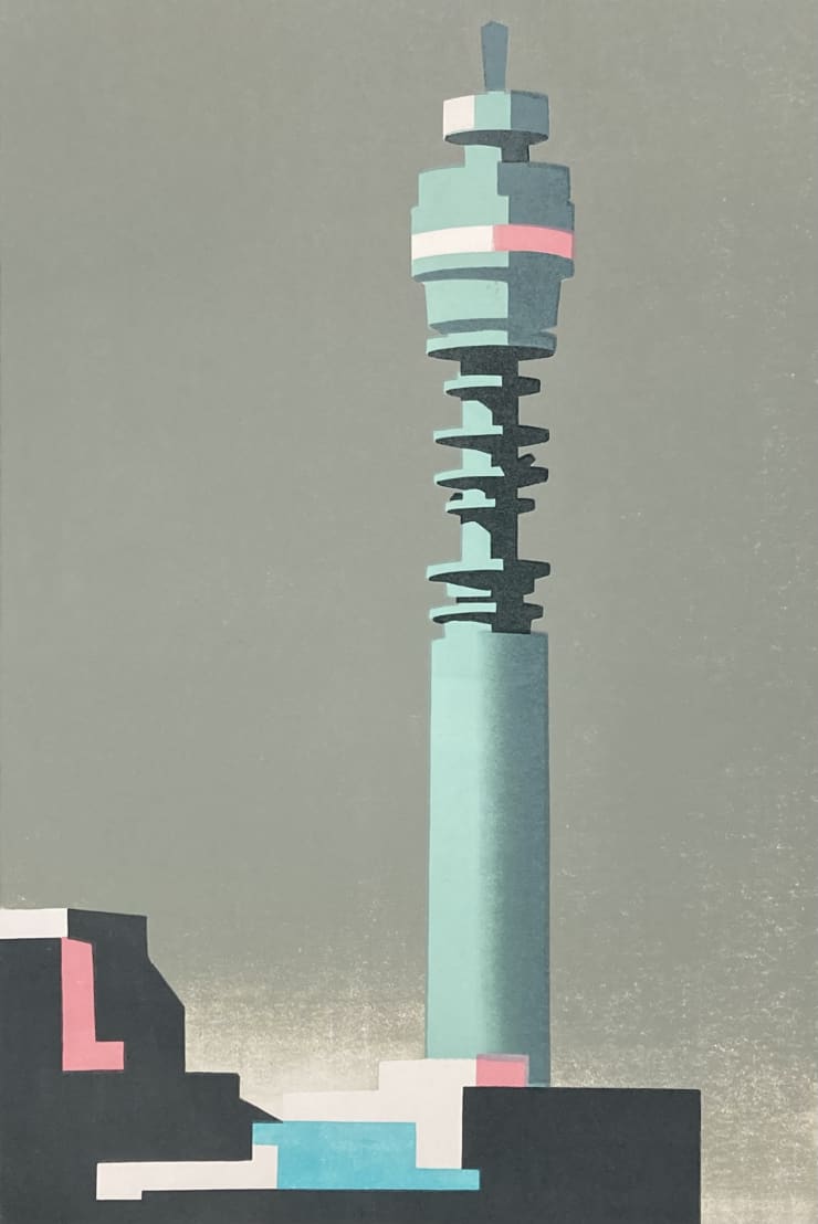 Paul Catherall, Telecom Grey II, 2022