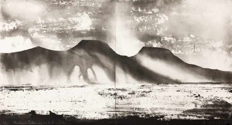 Jason Hicklin, Macleod’s Tables and Loch Bracadale (diptych), 2025