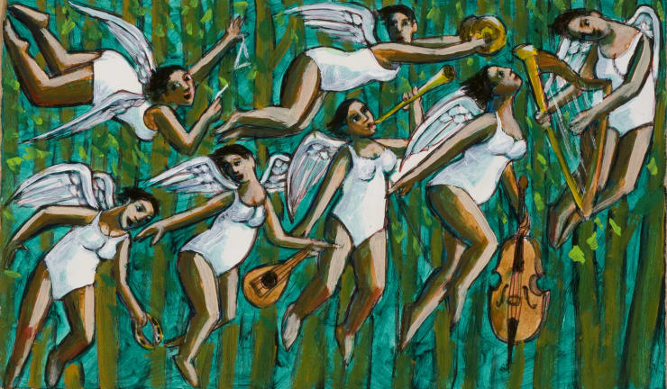 Anita Klein Studio Sale Seven Angels in the Forest, 2012 Usual retail price: £2000 Discounted price: £1000