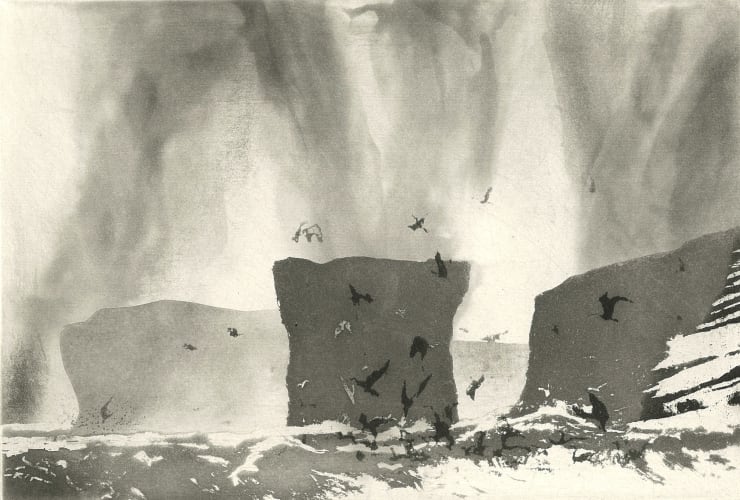 Norman Ackroyd Anvil Rock - Shetland, 2019
