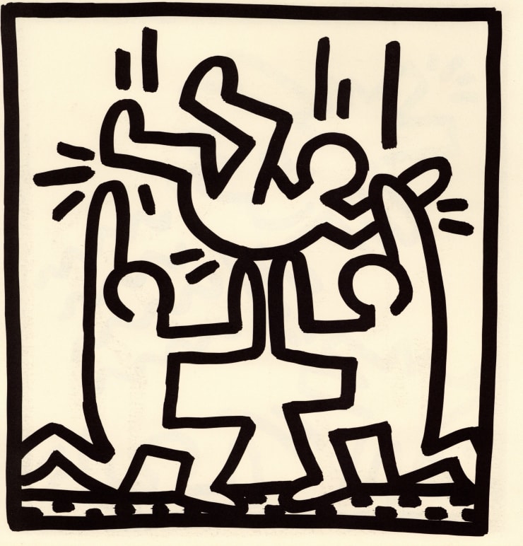 Keith Haring, Coloring Book XXX, 1982