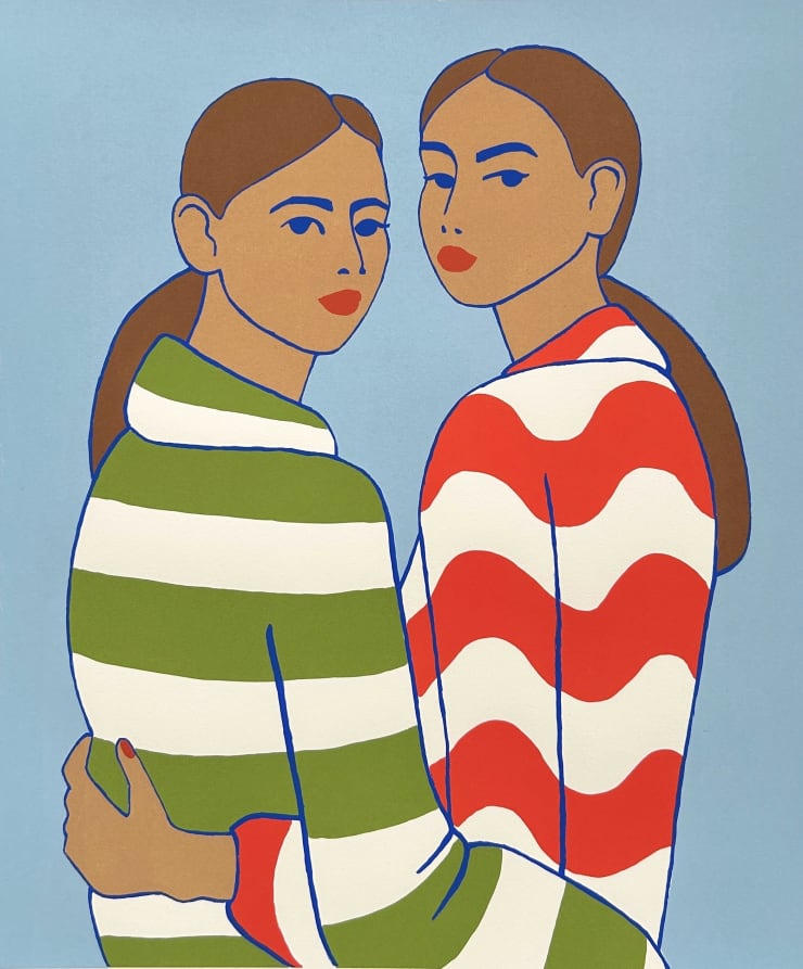 Susie Stone, Complementary Stripes, 2023
