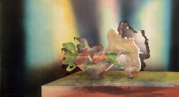 Sophie Layton Studio Sale Still Life - Rose & Driftwood II, 2018 Framed price: £2,200 Discounted price (free frame): £1,900