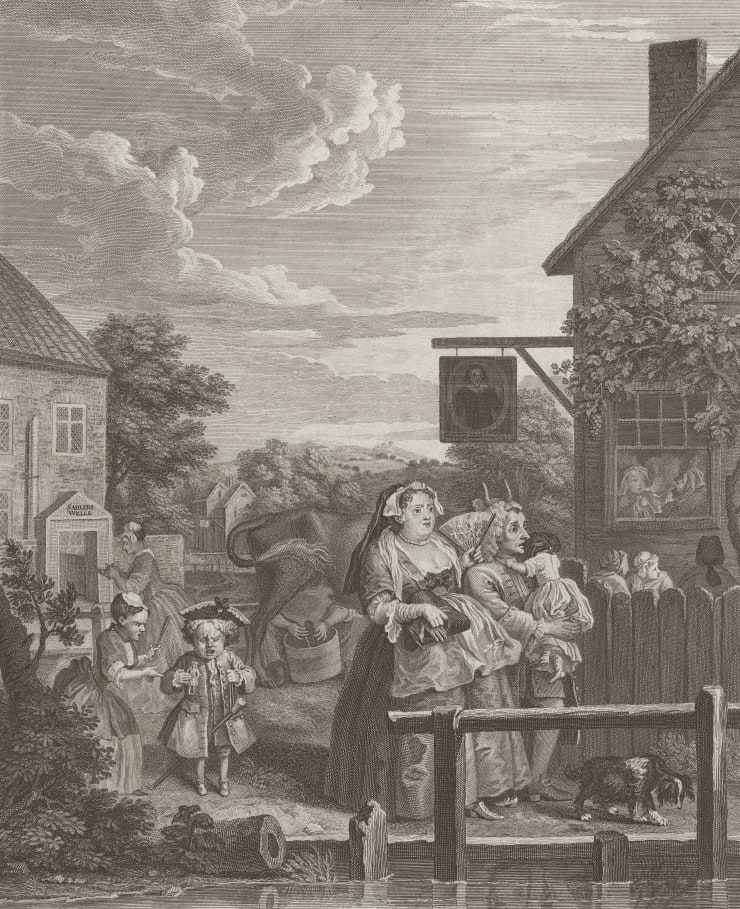William Hogarth Evening (The Four Times of Day), 1738