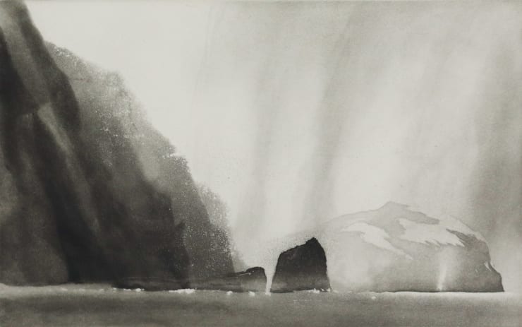 Norman Ackroyd, The Cliffs of Conachair - Mina Stac, 2010