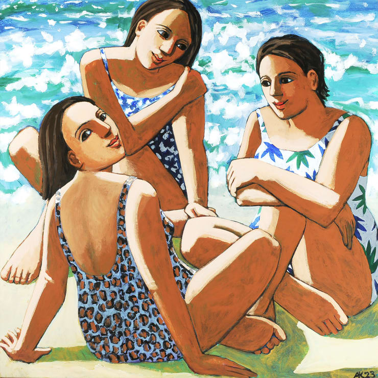 Anita Klein Women on the Beach, 2023