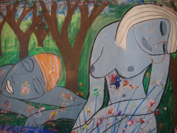 Sekano Sleeping Bathers In The River Of The Past