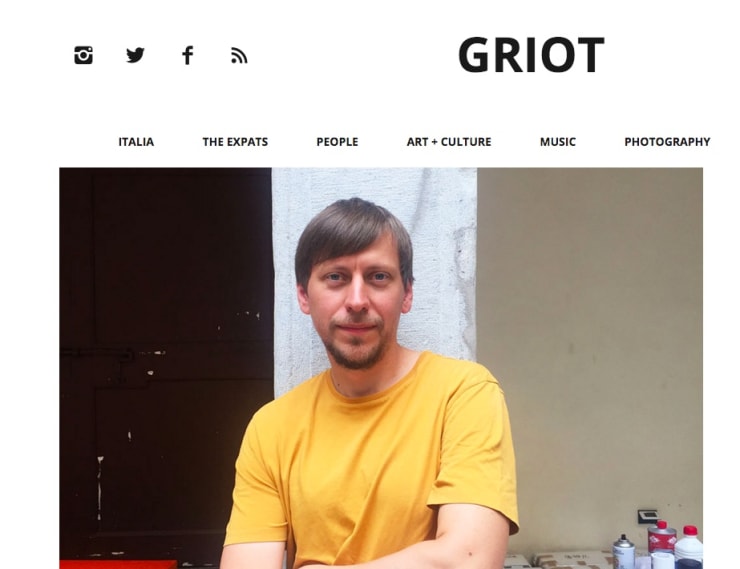 Marcin Dudek in Griot