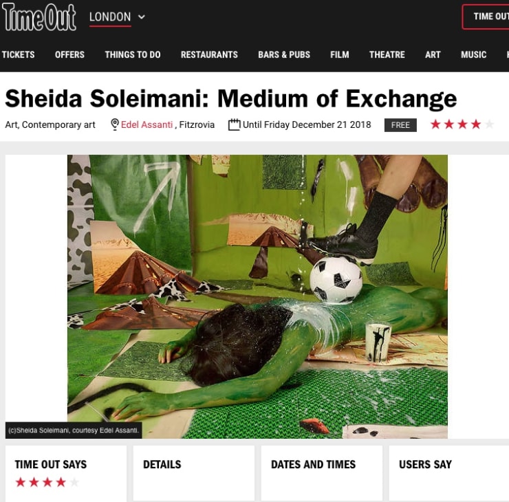 Sheida Soleimani in Time Out