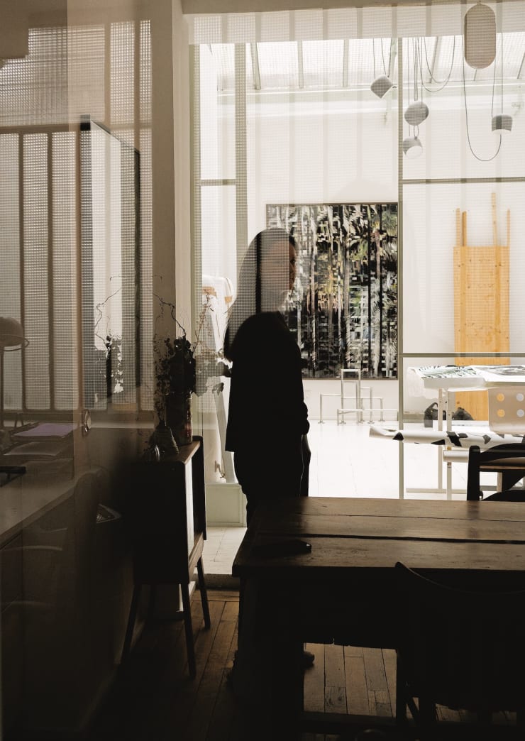Noémie Goudal in her studio.