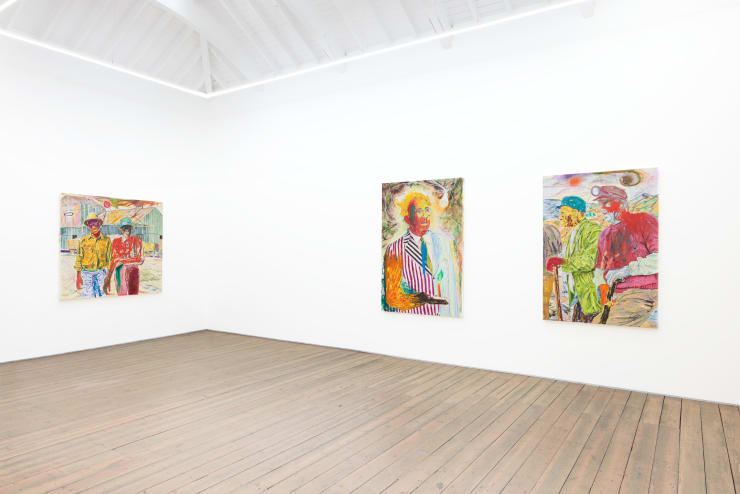 Farley Aguilar: The Age of Effluence, installation view, Edel Assanti, London, 2024. Photo: Tom Carter.