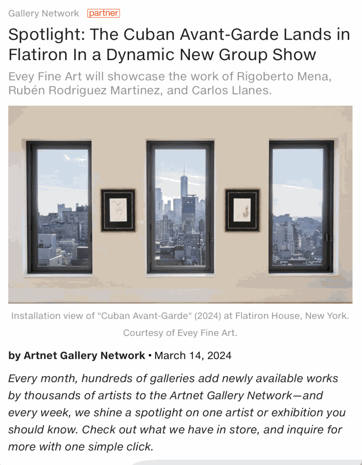 ArtNet Spotlight, The Cuban Avant-Garde Lands in Flatiron In a Dynamic New Group Show