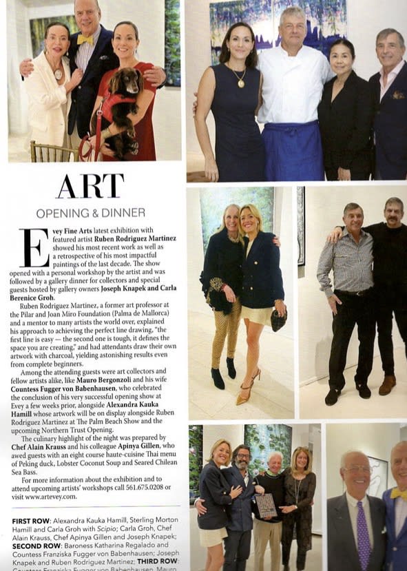 Art Opening and Dinner - Palm Beach Society