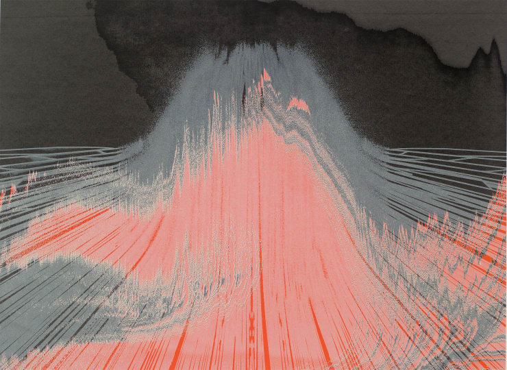 Susanne Piotter Fictional Landscape VI, 2018 Silkscreen on BFK Rives 98 x 70 cm 38 1/2 x 27 1/2 in