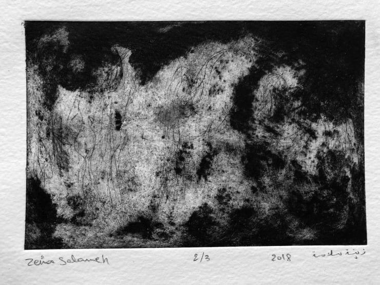 Zeina Salameh 5 Illusions, 2018 Etching, aquatint, and dry point on paper 10 x 15 cm 4 x 6 in