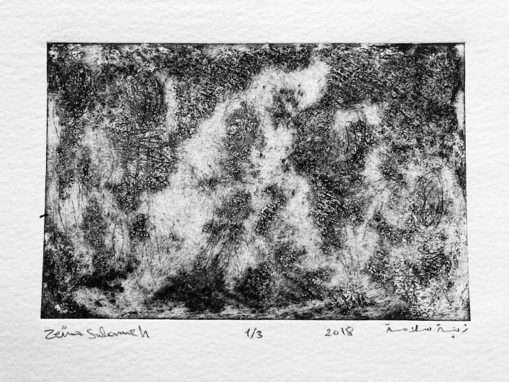 Zeina Salameh 5 Illusions, 2018 Etching, aquatint, and dry point on paper 10 x 15 cm 4 x 6 in