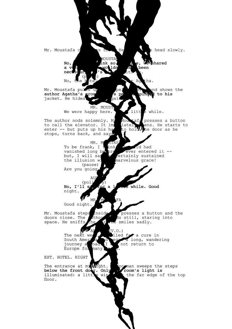 Tawfiq AL Dawi Insignificance 037, 2016 Digital print and ink on paper 59.5 x 42 cm 23 1/2 x 16 1/2 in