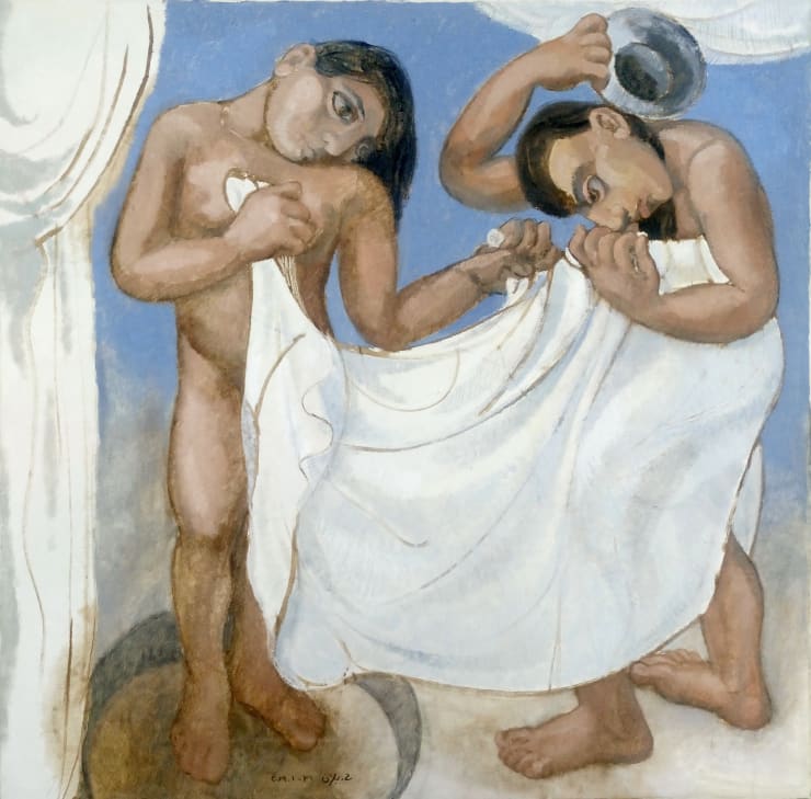 Houssam Ballan Clay, 2019 Acrylic on canvas 140 x 140 cm 55 x 55 in