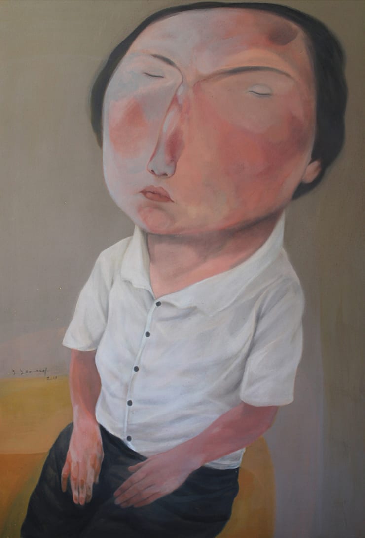 Yousuf Yousuf Untitled, 2018 Acrylic on canvas 220 x 150 cm 86 1/2 x 59 in