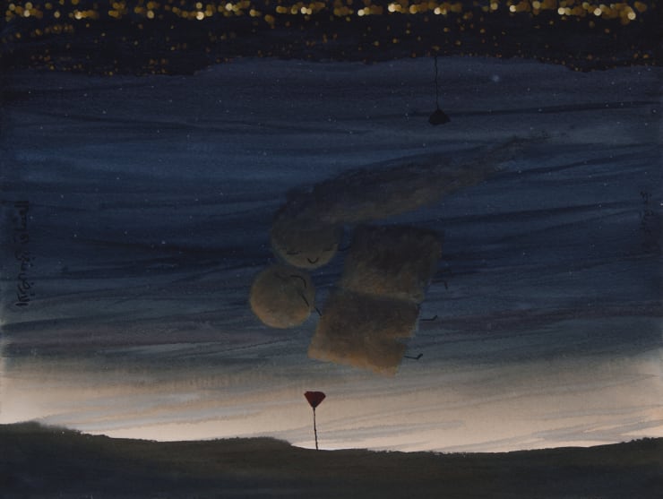 Majd Kurdieh Untitled, 2021 Watercolor on paper 30 x 40 cm 11 3/4 x 15 3/4 in