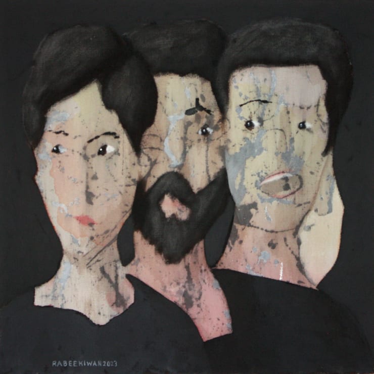 Rabee Kiwan Untitled, 2023 Acrylic on canvas 50 x 50 cm 19 3/4 x 19 3/4 in