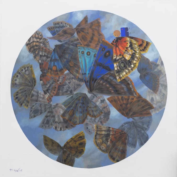 Majd Kurdieh Untitled, 2024 Oil on canvas 90 x 90 cm 35 1/2 x 35 1/2 in