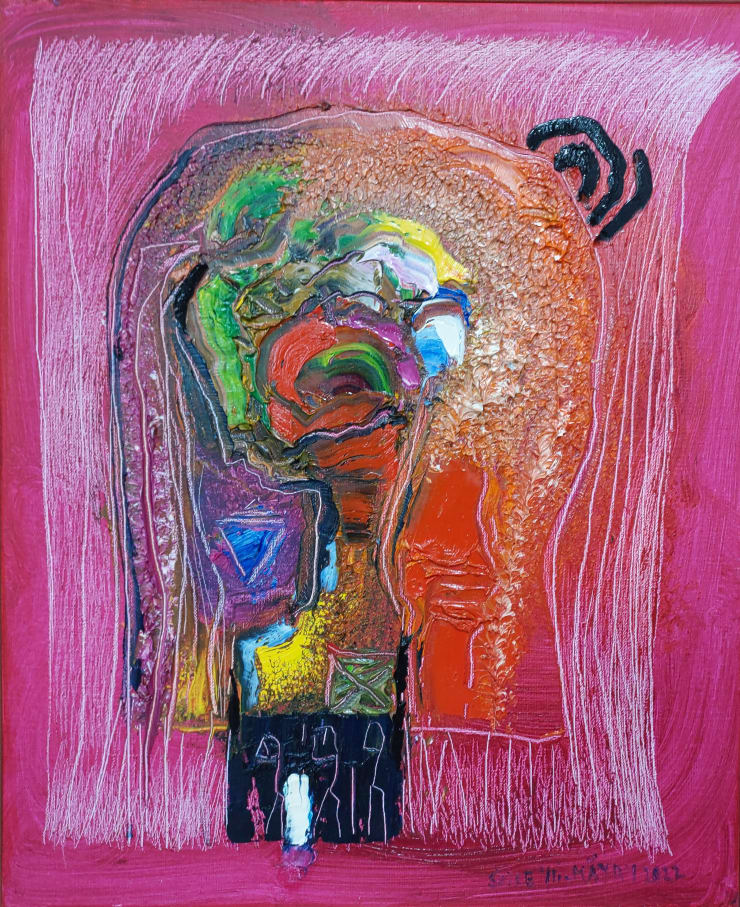 Soile Yli-Mayry Untitled, 2022 Mixed media on canvas 46.5 x 38 cm 18 1/4 x 15 in