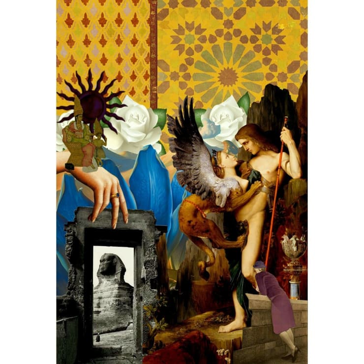 Zaina Said Eclipse, 2017 Digital collage printed on Epson paper 42 x 28 cm 16 1/2 x 11 in