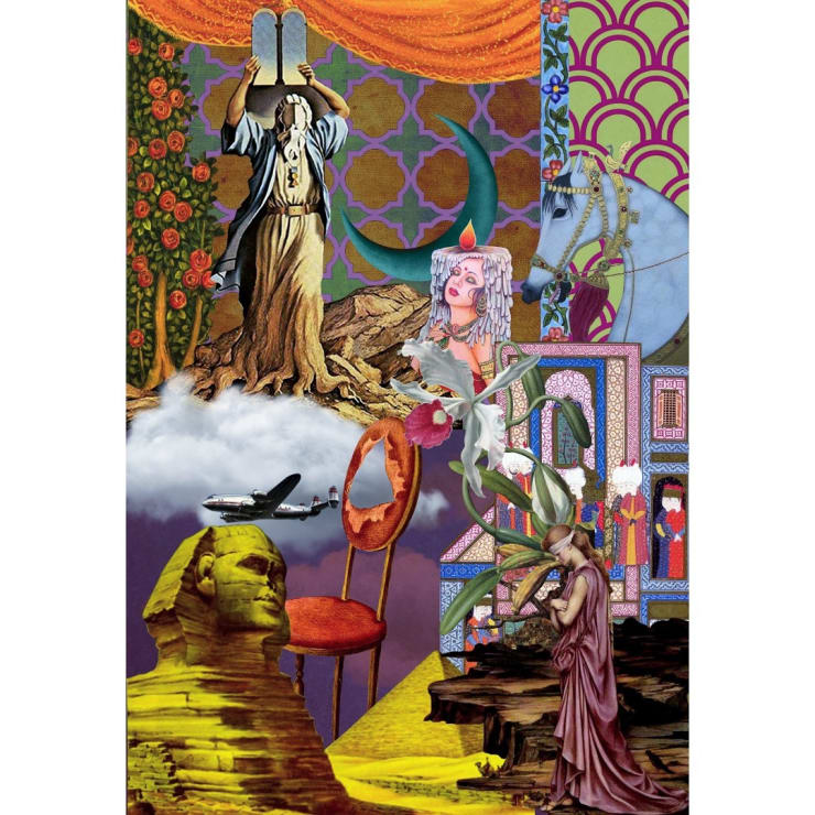 Zaina Said I Am, 2017 Digital collage printed on Epson paper 42 x 28 cm 16 1/2 x 11 in