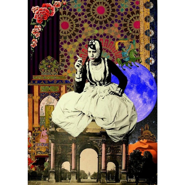Zaina Said Madam Collette, 2017 Digital collage printed on Epson paper 42 x 28 cm 16 1/2 x 11 in
