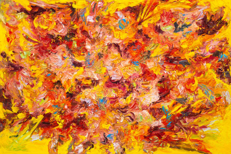 Ahmad Kasha Untitled, 2025 Oil on wood 60 x 91 cm 23 1/2 x 35 3/4 in