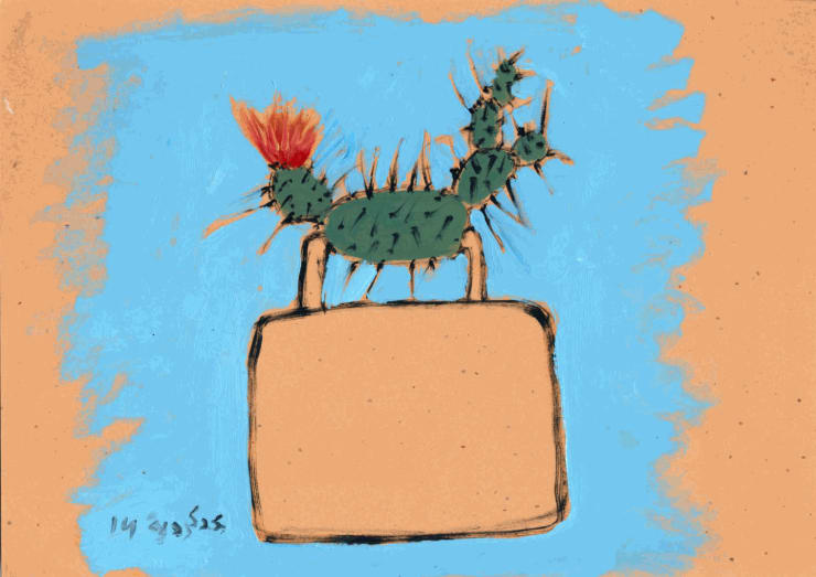 Majd Kurdieh Untitled (From the Early Studies), 2014 Oil on paper 35 x 50 cm 13 3/4 x 19 3/4 in