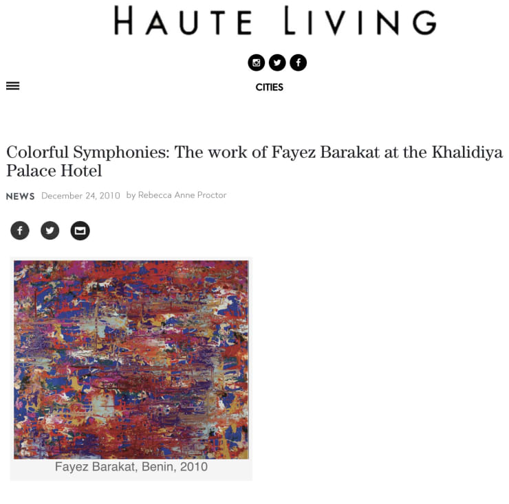 Colorful Symphonies: The work of Fayez Barakat at the Khalidiya Palace Hotel