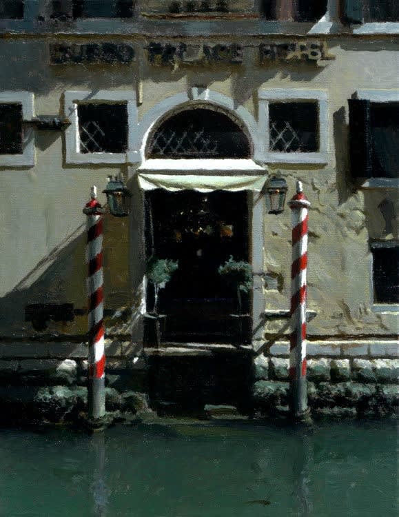 Jan Maris - Hotel - 2018 - olieverf op doek - 33 x 26 cm