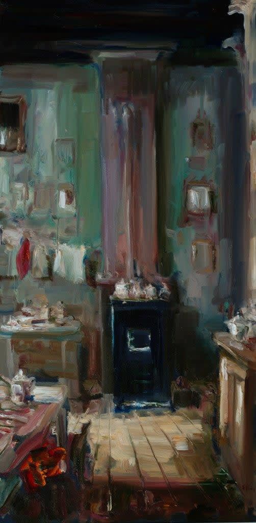 Studentenkamer - 2018 - olieverf op doek - 100 x 50 cm