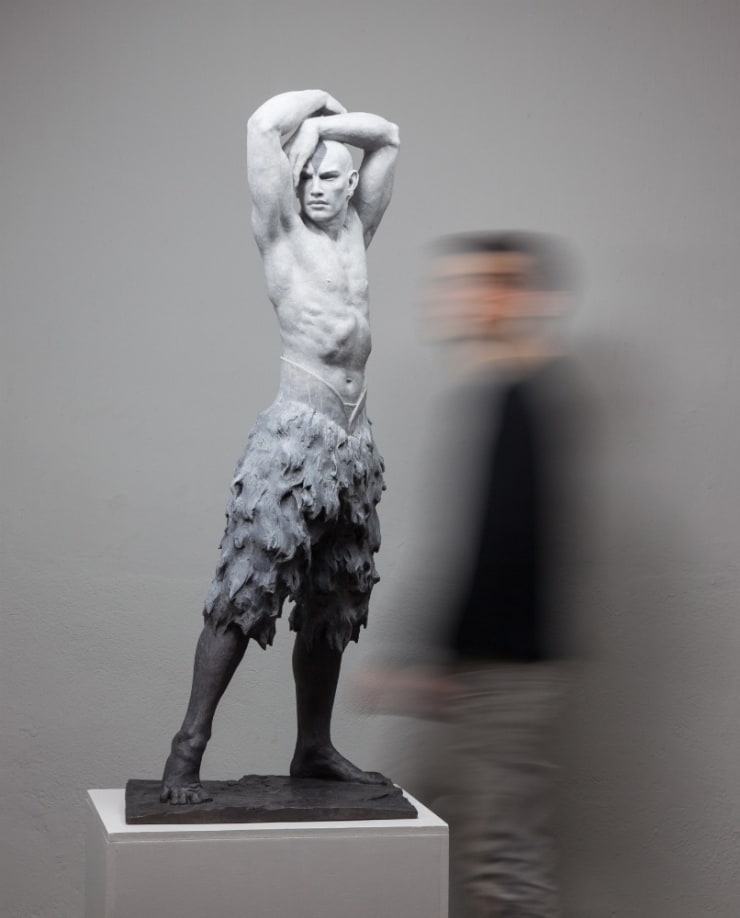 Coderch & Malavia - The Great Swan - 2018 - gepatineerd brons - 133 x 53 x 37 cm