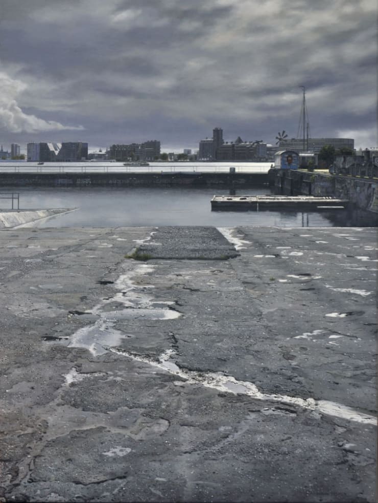 Dimitri Desiron - Shipway - 2018 - olieverf op doek - 80 x 60 cm