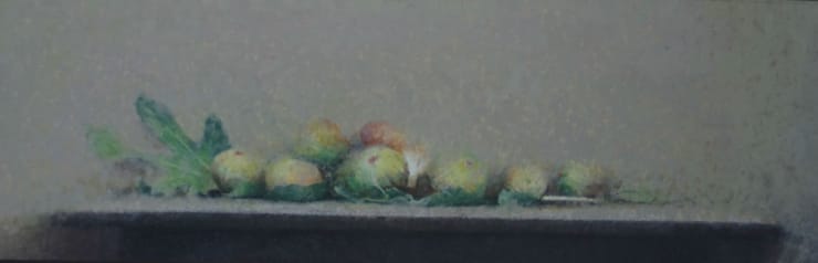 Pedro Escalona - Higos - 2016 - olieverf op paneel - 16 × 59 cm