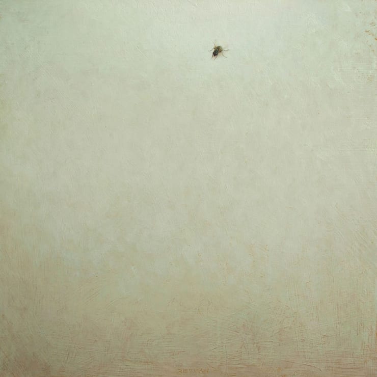 Stijn Rietman - Disturbance - 2016 - olieverf op masoniet - 25,6 x 25,6 cm