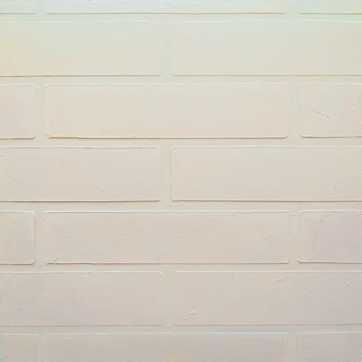 Stijn Rietman - Muurtje - 2018 - Olie- en Acrylverf op Masonite - 31.5 x 31.5 cm