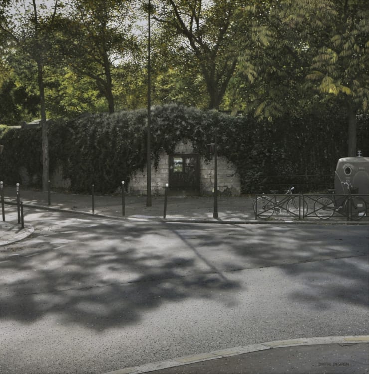 Dimitri Desiron - Corner - 2017 - olieverf op doek - 60 x 60 cm