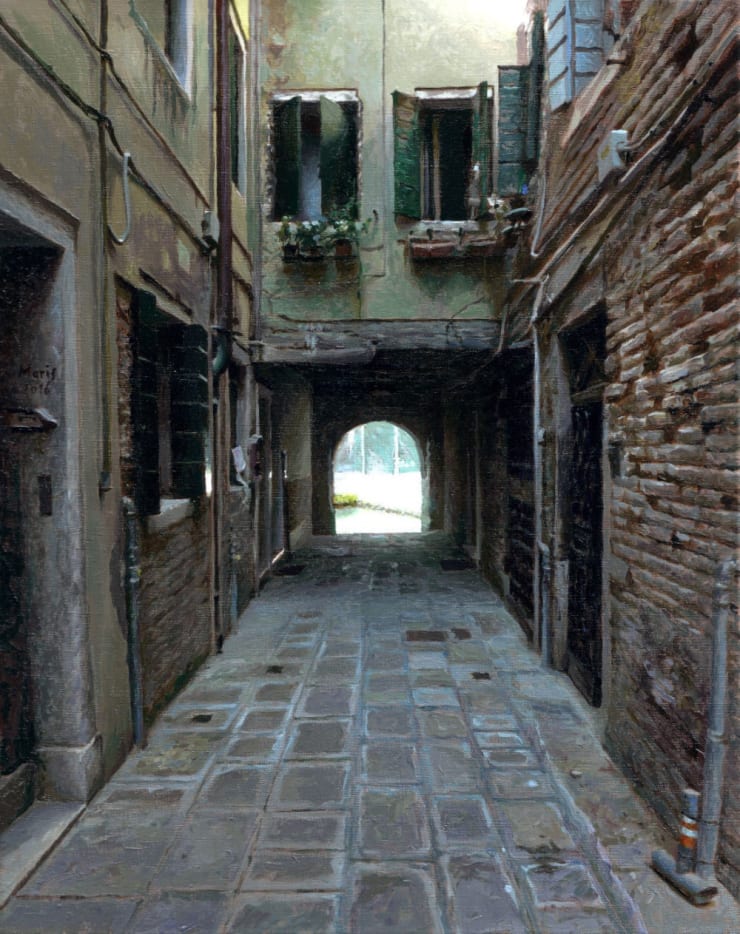 Jan Maris - Doorgang VI - 2016 - olieverf op doek - 48 x 38 cm