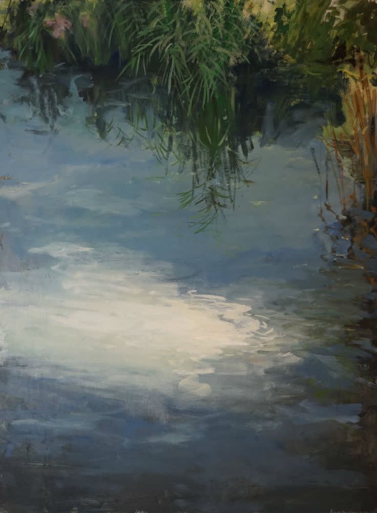 Robert Vorstman - Waterkant - 2017 - olieverf op doek - 120 x 90 cm