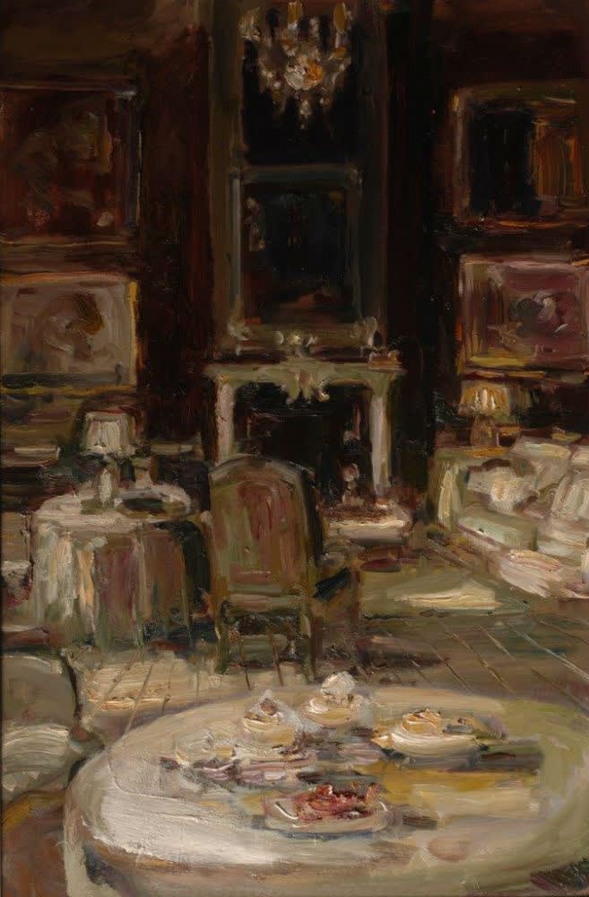 Douwe Elias - Interieur - 2017 - olieverf op doek - 110 x 80 cm