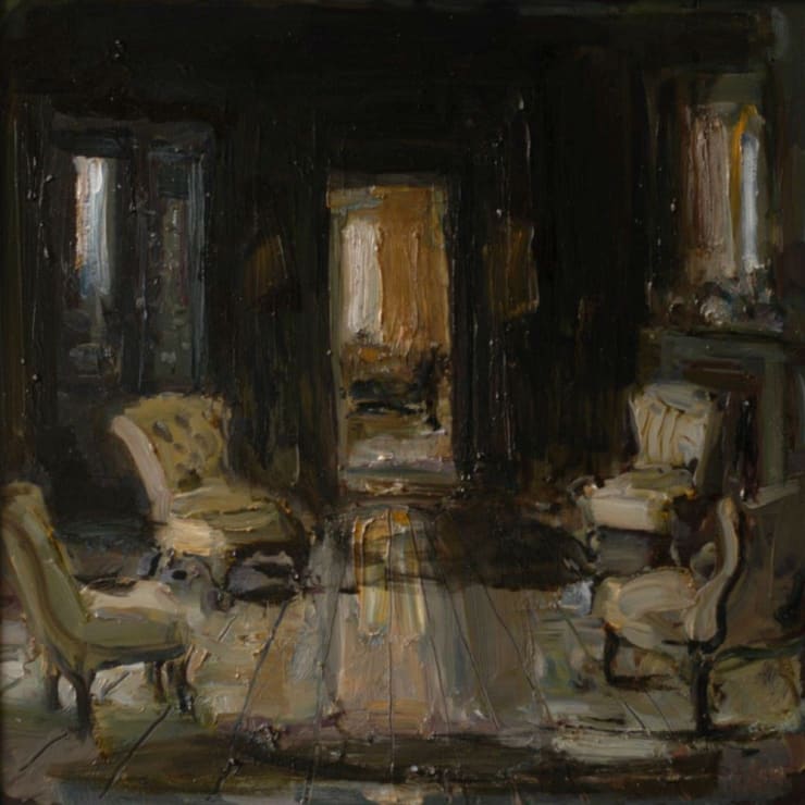 Douwe Elias - Kamer - 2017 - olieverf op paneel - 40 x 40 cm